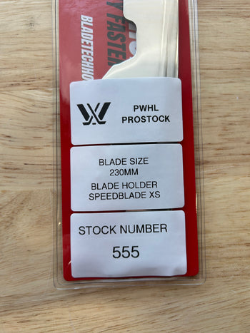 230mm BladeTech (Fits CCM XS) Step Black Steel Equivalent PWHL Pro Stock
