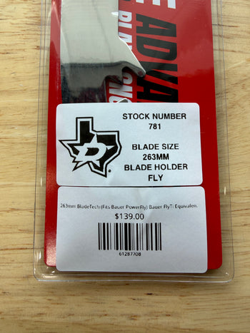 263mm BladeTech (Fits Bauer PowerFly) Bauer FlyTi Equivalent Dallas Stars Pro Stock