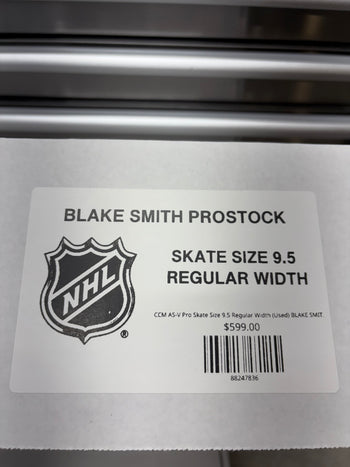 CCM AS-V Pro Skate Size 9.5 Regular Width (Used) BLAKE SMITH Pro Stock