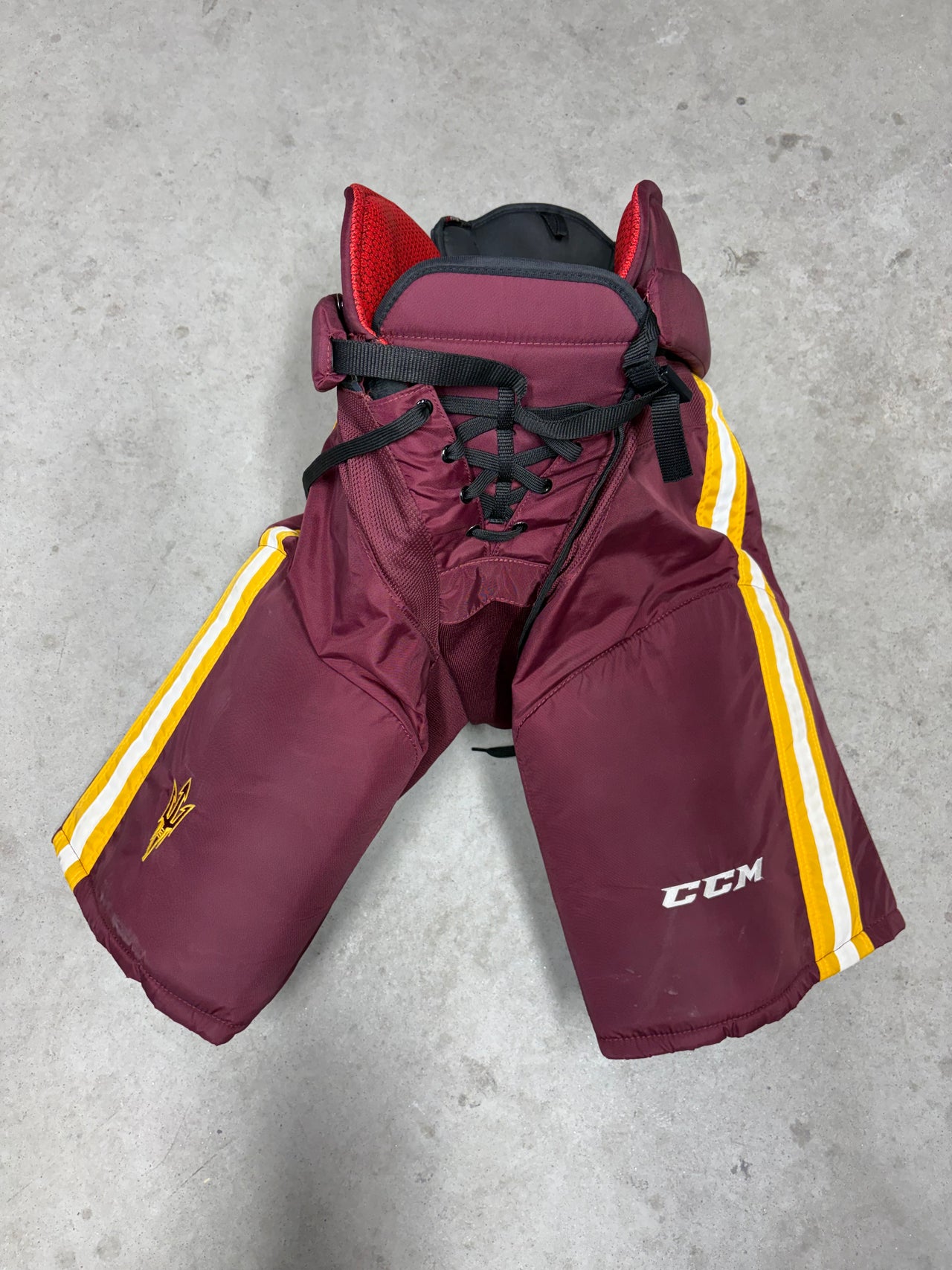 X-Large +2 CCM HP45 Pro Arizona Sun Devils Hockey Pants (Used)
