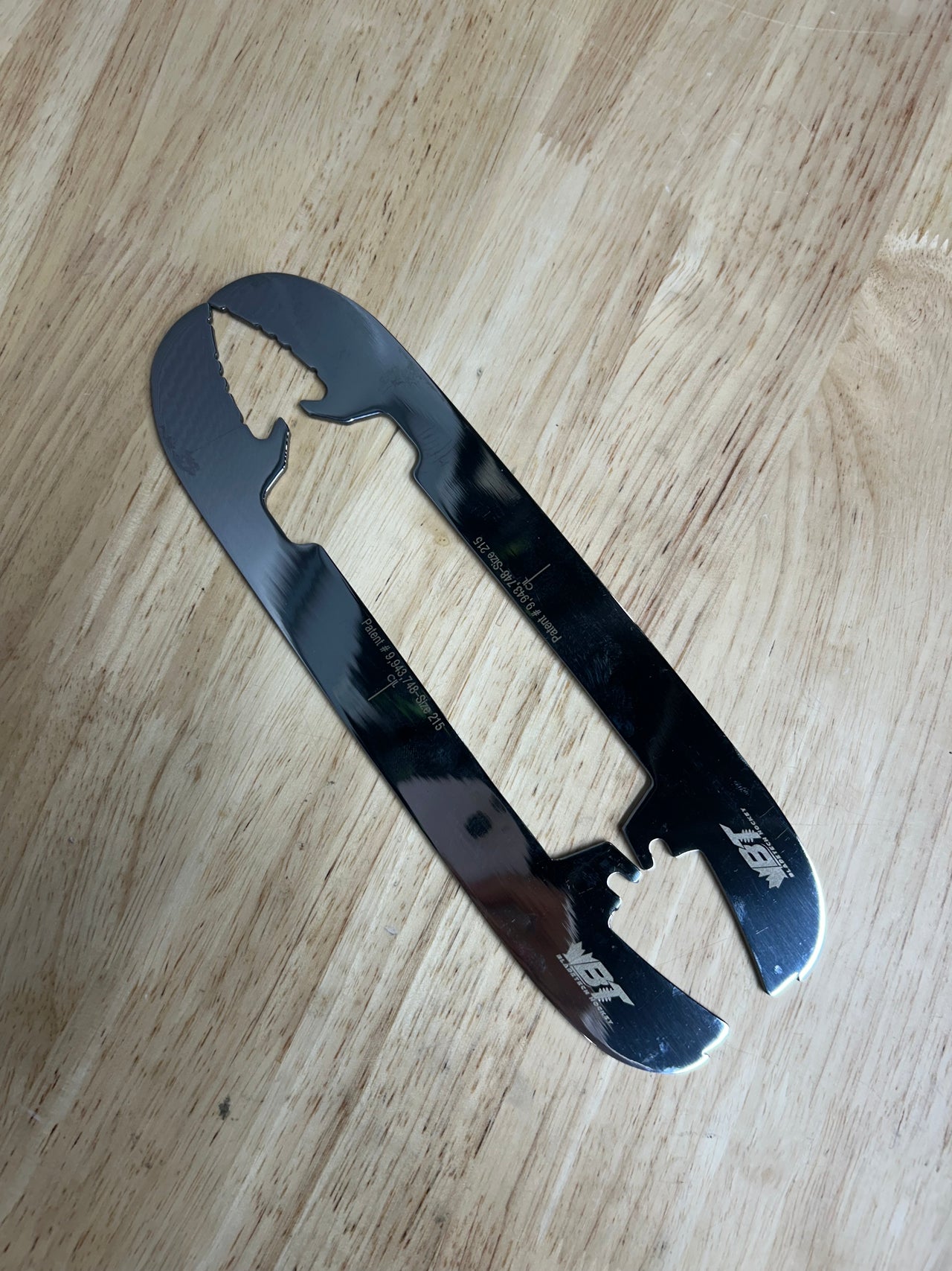 215 mm BladeTech (Fits CCM XS) Step Black Steel Equivalent Minnesota Frost Pro Stock