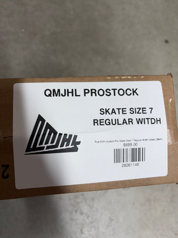 True SVH Custom Pro Skate Size 7 Regular Width (Used) QMJHL Pro Stock