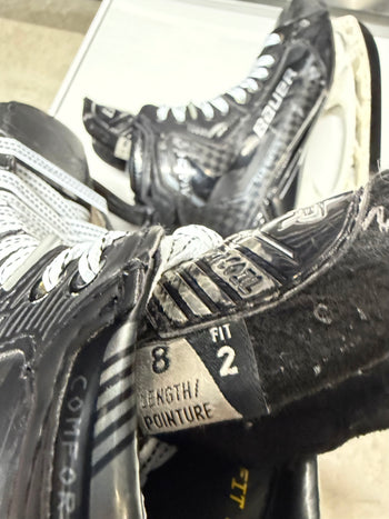 Bauer Supreme Mach Skate Size 8 Fit 2 (Used) OHL Pro Stock