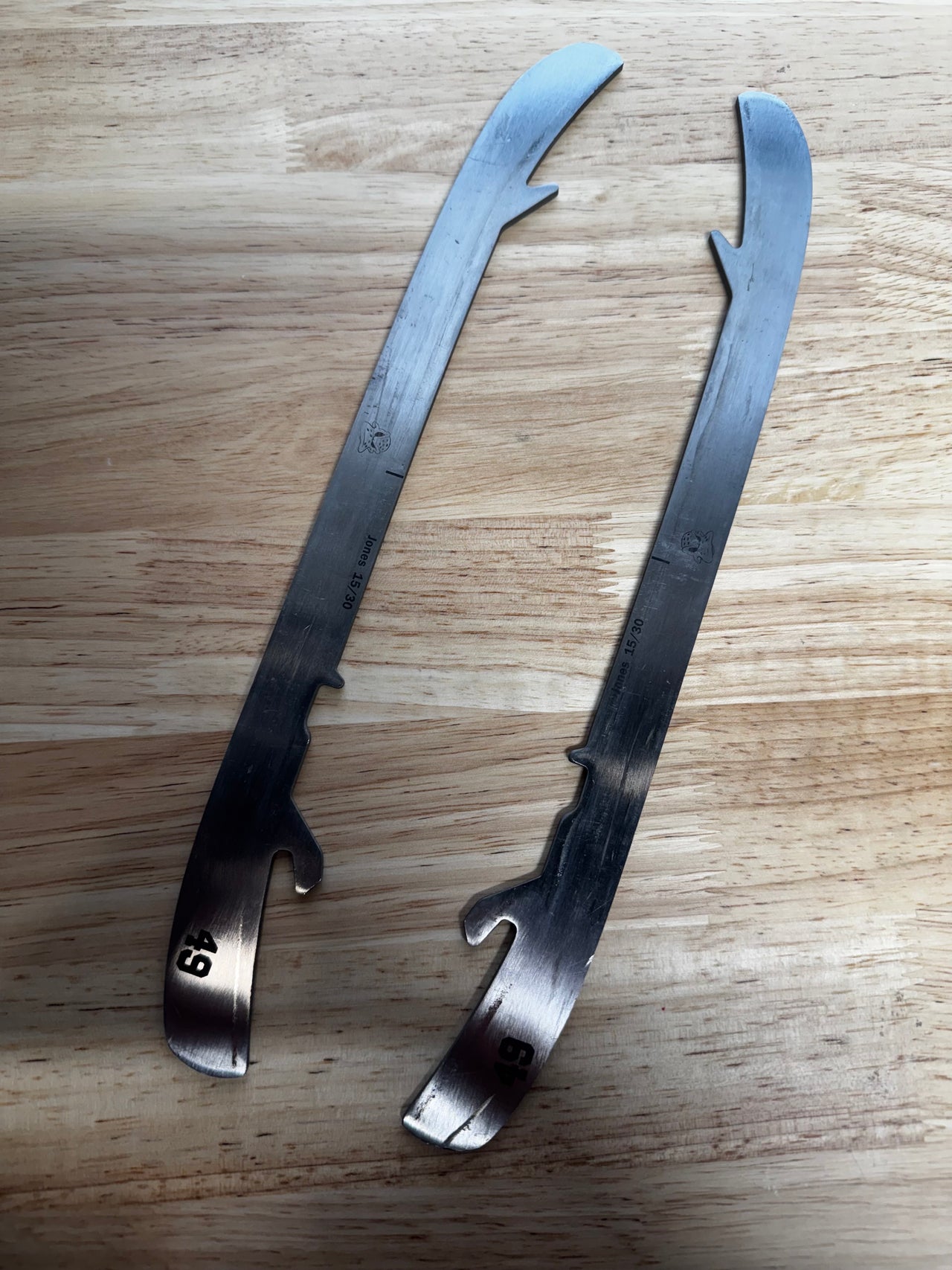 272mm Bauer LS3 NHL Anaheim Ducks Used Steel (Blade/Runner)