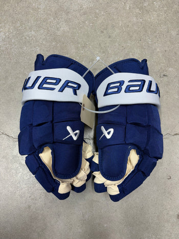 15” Bauer Mach Gloves Toronto Maple Leafs Pro Stock