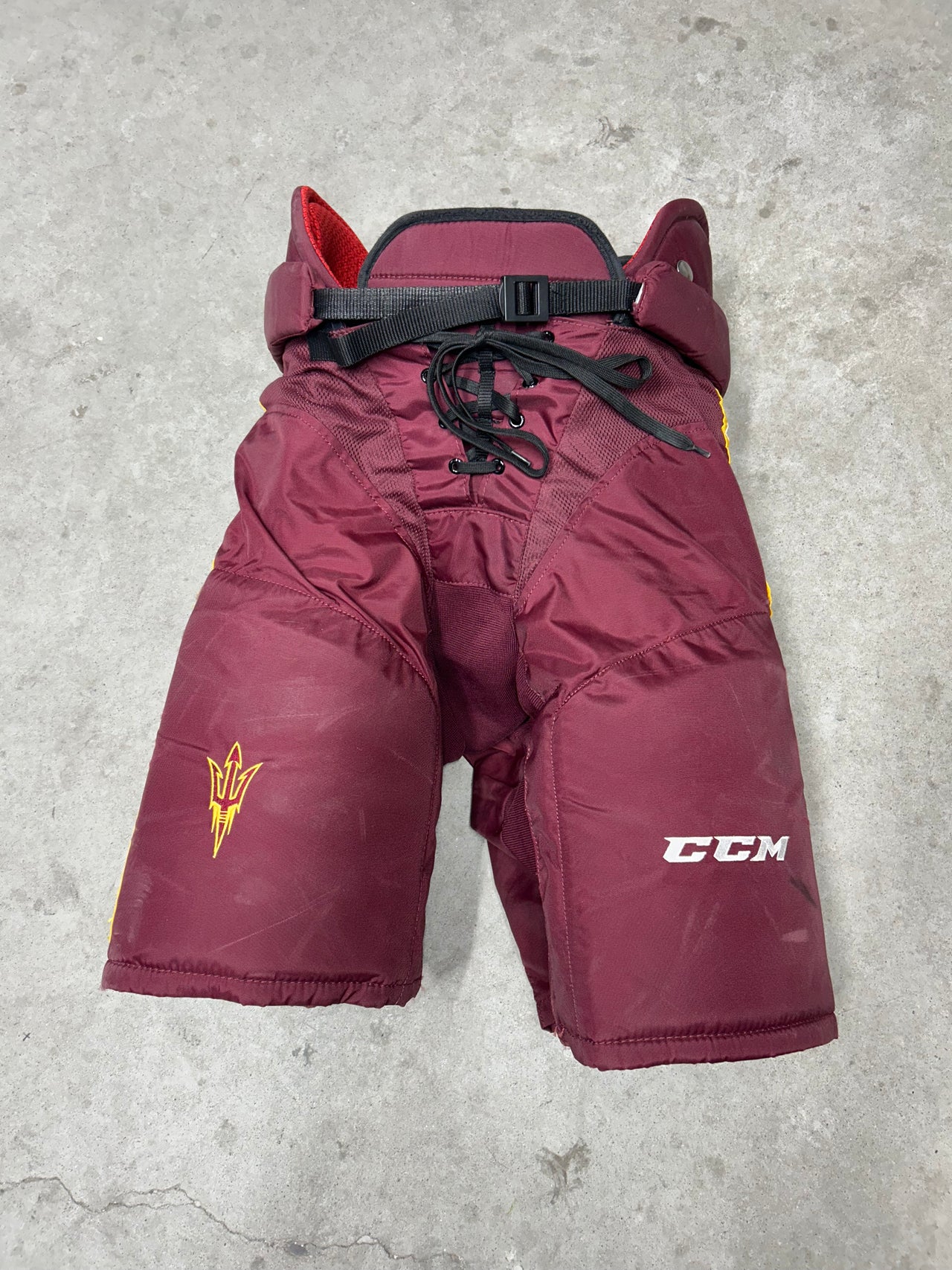 Small Arizona Sun Devils CCM HP45 Pro Hockey Pants (Used)