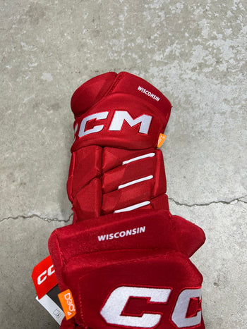 15” CCM Pro Stock NCAA Hockey Gloves (New)