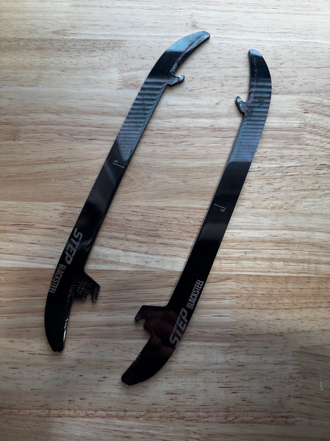 271mm CCM Step BlackSteel Used NHL Pro Stock Steel (Blade/Runner)