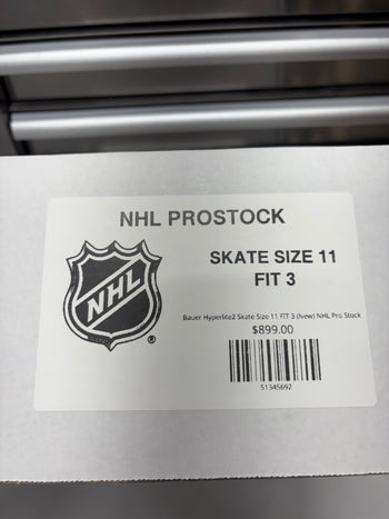 Bauer Hyperlite2 Skate Size 11 FIT 3 (New) NHL Pro Stock
