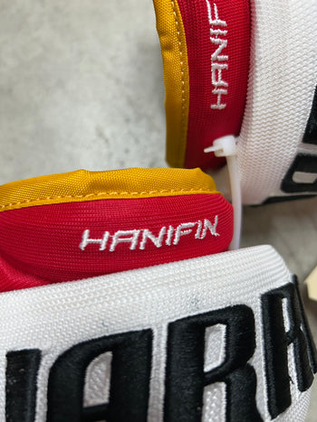 14” Warrior Alpha DX Pro Hockey Gloves Noah Hanifin (New) Calgary Flames NHL Prostock