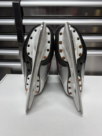Bauer Hyperlite2 Skate Size 8 FIT 2 (Used) BOSTON UNIVERSITY Pro Stock
