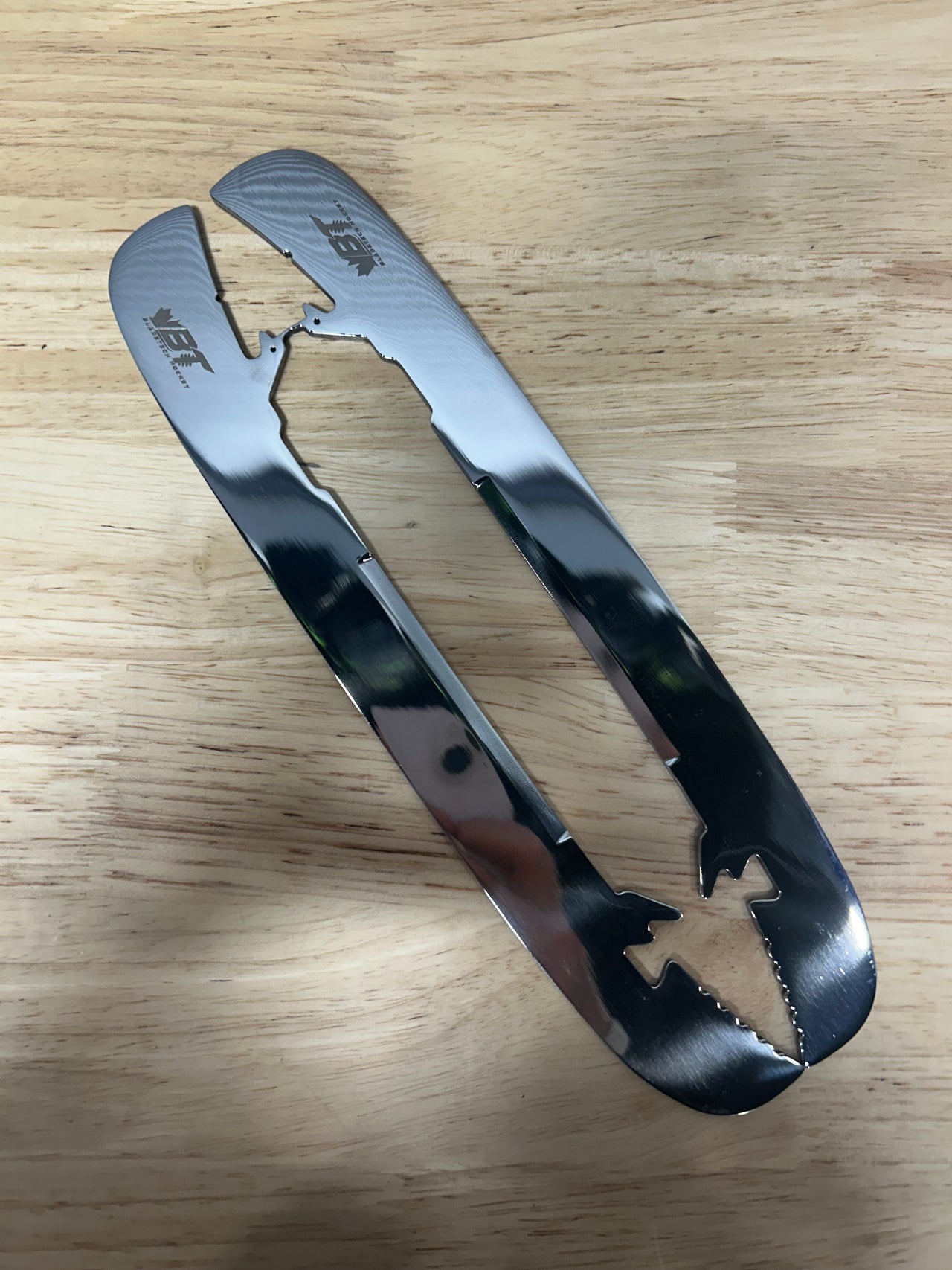 221 mm BladeTech (Fits CCM XS) Step Black Steel Equivalent PWHL Pro Stock