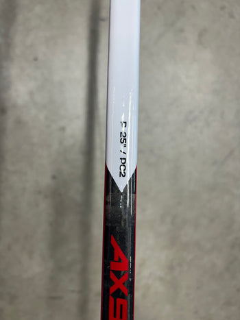 Left Hand 25” True AX9 Pro Stock Goalie Stick Red/White