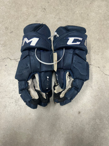 14” CCM HGQL QMJHL Pro Stock Hockey Gloves (Used)