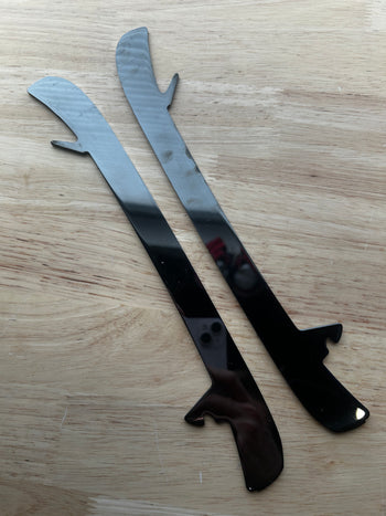 263mm CCM BLACK STEP STEEL Toronto Maple Leafs Pro Stock (Blade/Runner)