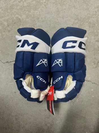 14” CCM Pro Toronto Maple Leafs Auston Matthews Pro Stock Gloves (New)