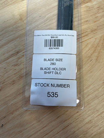 Size 280mm True Shift DLC BlackSteel Used NHL Pro Stock Steel (Blade/Runner)