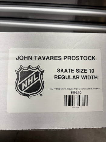 CCM FT8 Pro Size 10 Regular Width (Like New) JOHN TAVARES Pro Stock