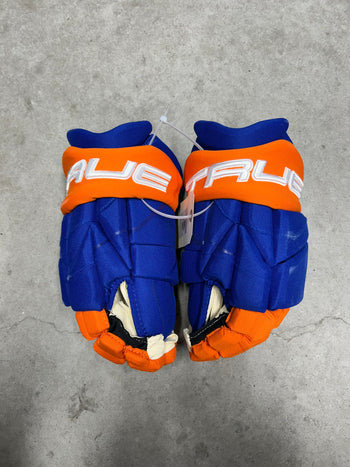 14” True Catalyst 9X Pro Stock Hockey Gloves New York Islanders (New)