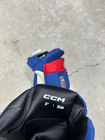 13” CCM Pro Stock Team USA Olympics Hockey Gloves (New)