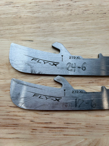 272mm Bauer FLY-X (Used) Winnipeg Jets Pro Stock (Blade/Runner)