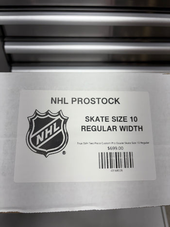 True SVH Two Piece Custom Pro Goalie Skate Size 10 Regular Width (Like New) NHL Pro Stock