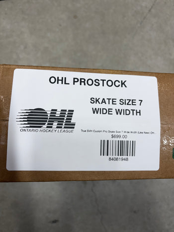 True SVH Custom Pro Skate Size 7 Wide Width (Like New) OHL Pro Stock