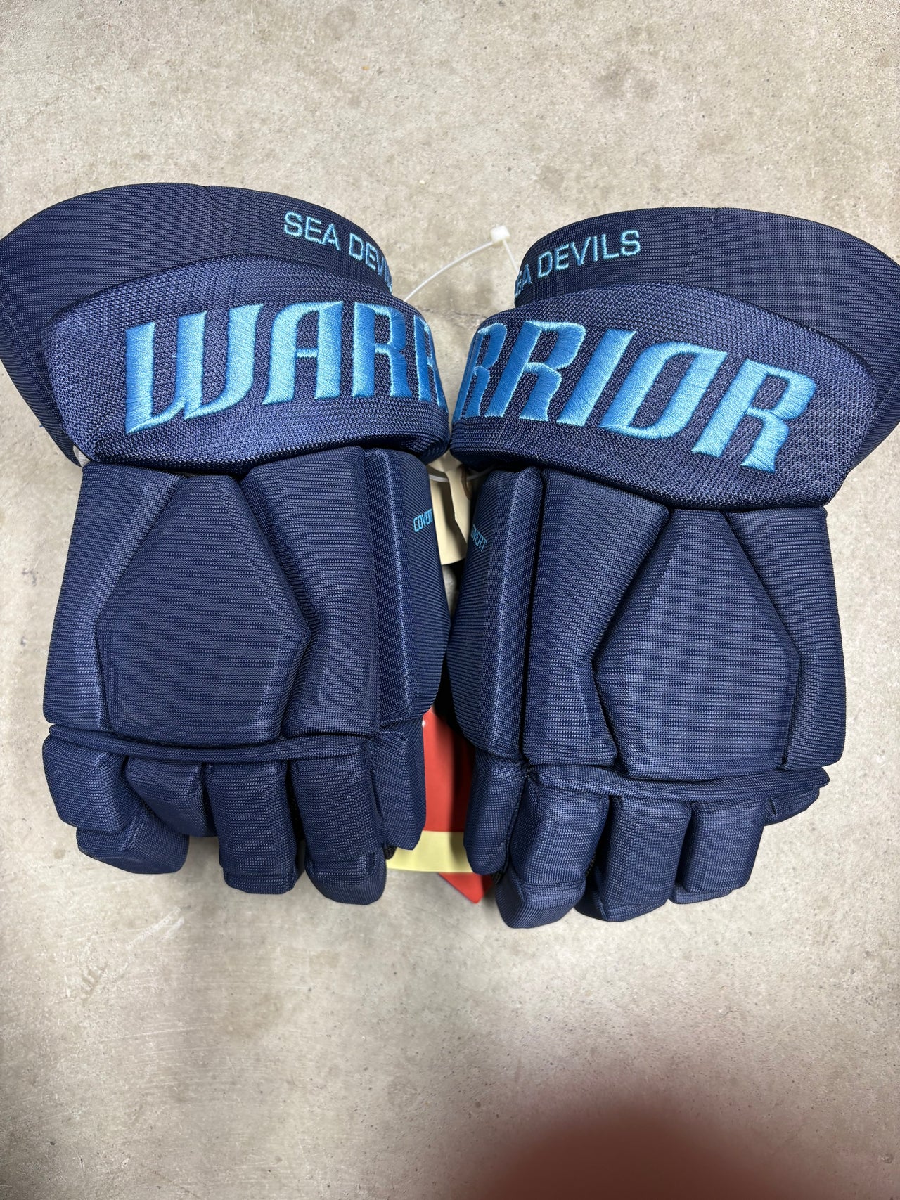 14” Warrior Covert Pro QRL Sea Devils Hockey Gloves New