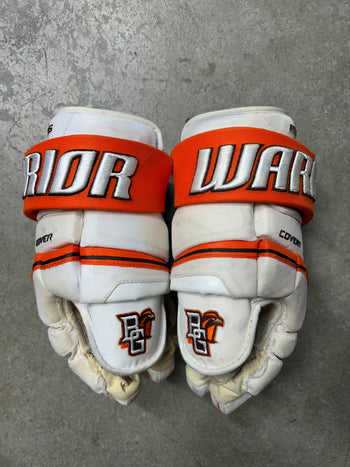 14” Warrior Covert Pro QRE Hockey Gloves (Used) NCAA Pro Stock