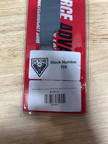 247mm BladeTech (Fits CCM XS) Step Black Steel Equivalent Montreal Victoire Pro Stock