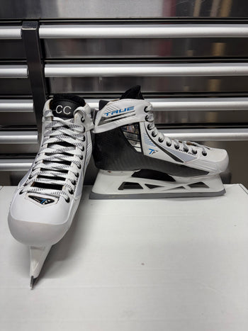 True SVH Two Piece Custom Pro Goalie Skate Size 10 Regular Width (Like New) NHL Pro Stock