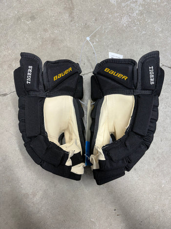 14” Bauer Pro Series Colorado College Gloves Pro Stock New