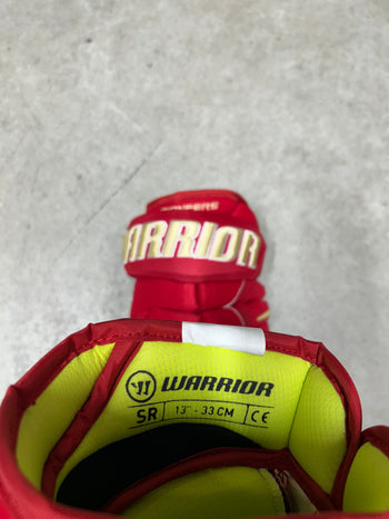 13” Warrior Alpha DX Pro Hockey Gloves (New) Denver Pioneers NCAA Prostock