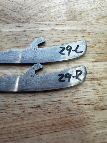 296mm Bauer LS2 NHL Pro Stock Used Steel (Blade/Runner)