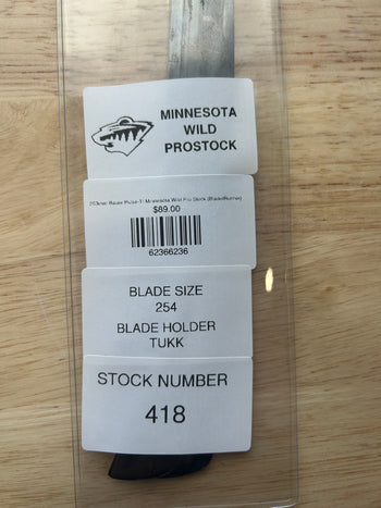 263mm Bauer Pulse-TI Minnesota Wild Pro Stock (Blade/Runner)