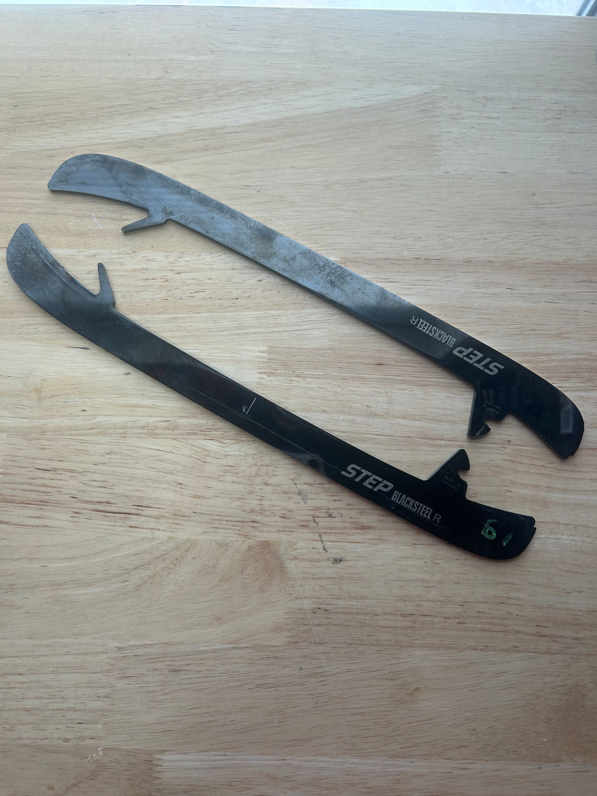 295mm CCM BLACK STEP STEEL Montreal Canadians Pro Stock Blade/Runner (Used)