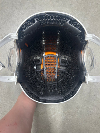 Large CCM Tacks X Tampa Bay Lightning Pro Stock Helmet New