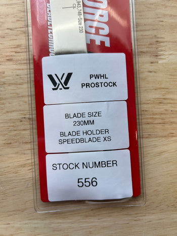 230mm BladeTech (Fits CCM XS) Step Black Steel Equivalent PWHL Pro Stock
