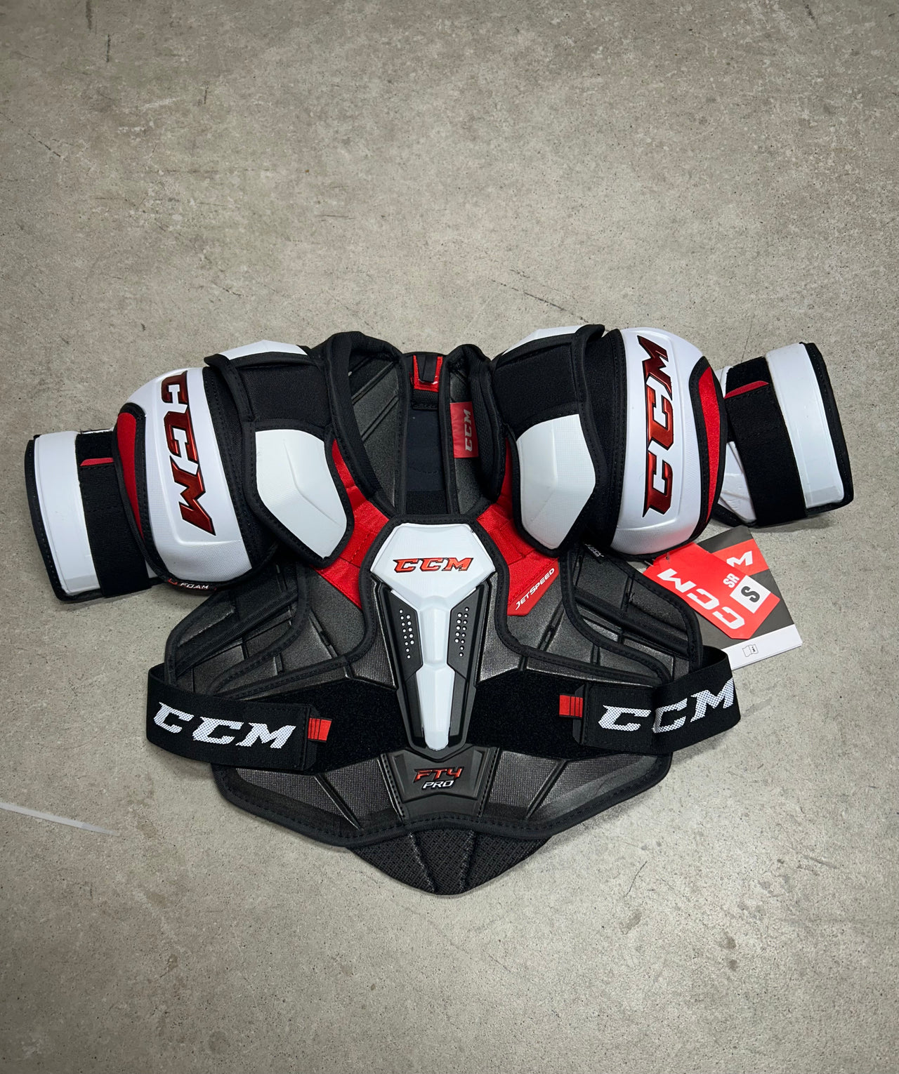 Small CCM Jetspeed FT4 Pro Shoulder Pads (New) Pro Stock