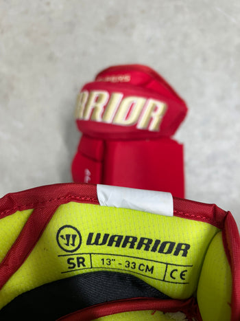 13” Warrior Alpha DX Pro Hockey Gloves (New) Denver Pioneers NCAA Prostock