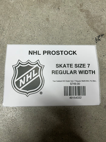 True Catalyst 9X4 Skate Size 7 Regular Width NHL Pro Stock (New)