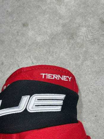 13.5” True Catalyst 9X Pro Stock Hockey Gloves New Jersey Devils  Chris Tierney (New)