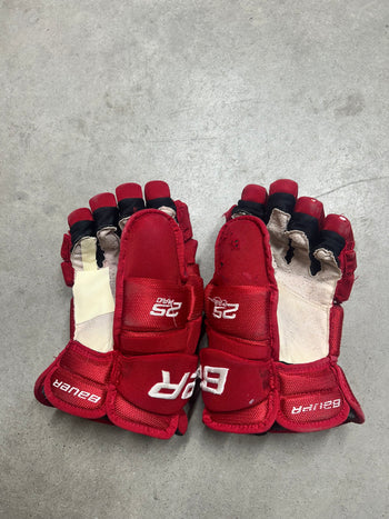 14” Bauer Supreme 2s Pro Gloves Miami University Pro Stock Used