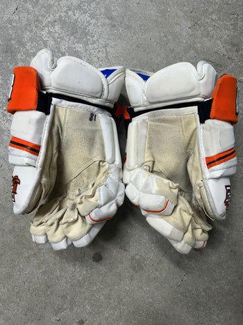 14” Warrior Covert Pro QRE Hockey Gloves (Used) NCAA Pro Stock