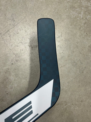 Left Hand 24” True AX9 Pro Stock Goalie Stick Blue/White