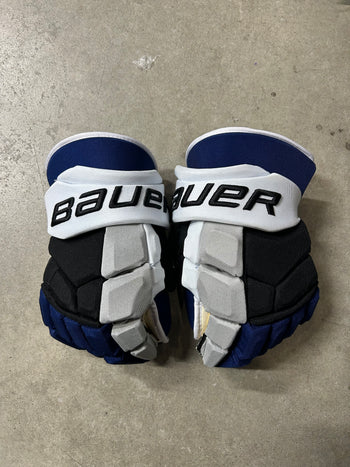 14” Bauer Supreme Ultrasonic Gloves Tampa Bay Lightning NHL Pro Stock