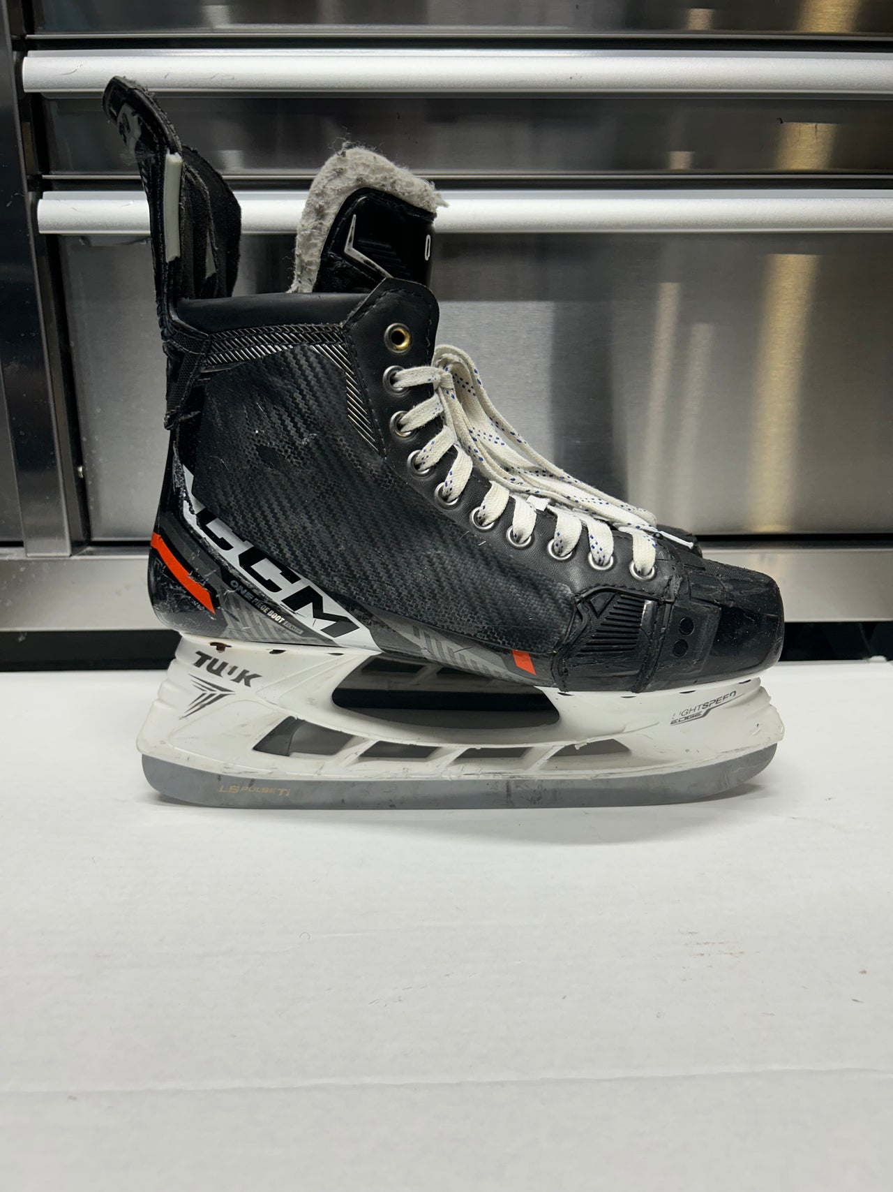 CCM ASV Pro Skate Used Size 9.5 Regular Width AHL Pro Stock