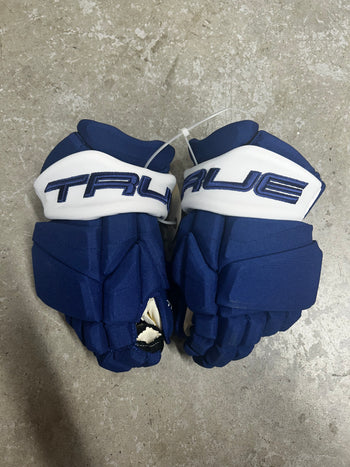 13” True Catalyst 9X Pro Stock Hockey Gloves Mitch Marner Toronto Maple Leafs