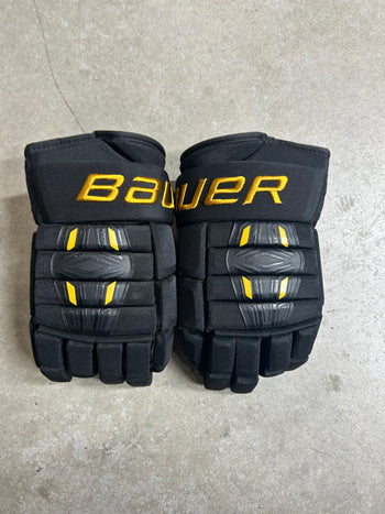 15” Bauer Pro Series Colorado College Gloves Pro Stock New