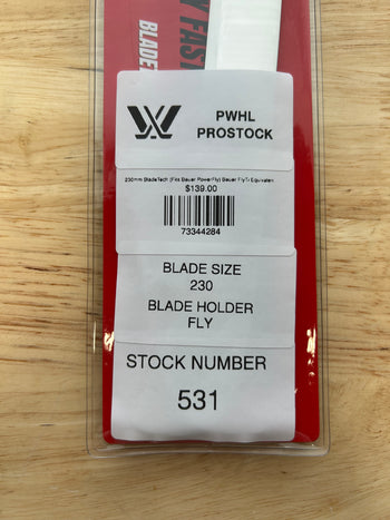 230mm BladeTech (Fits Bauer PowerFly) Bauer FlyTi Equivalent PWHL Pro Stock